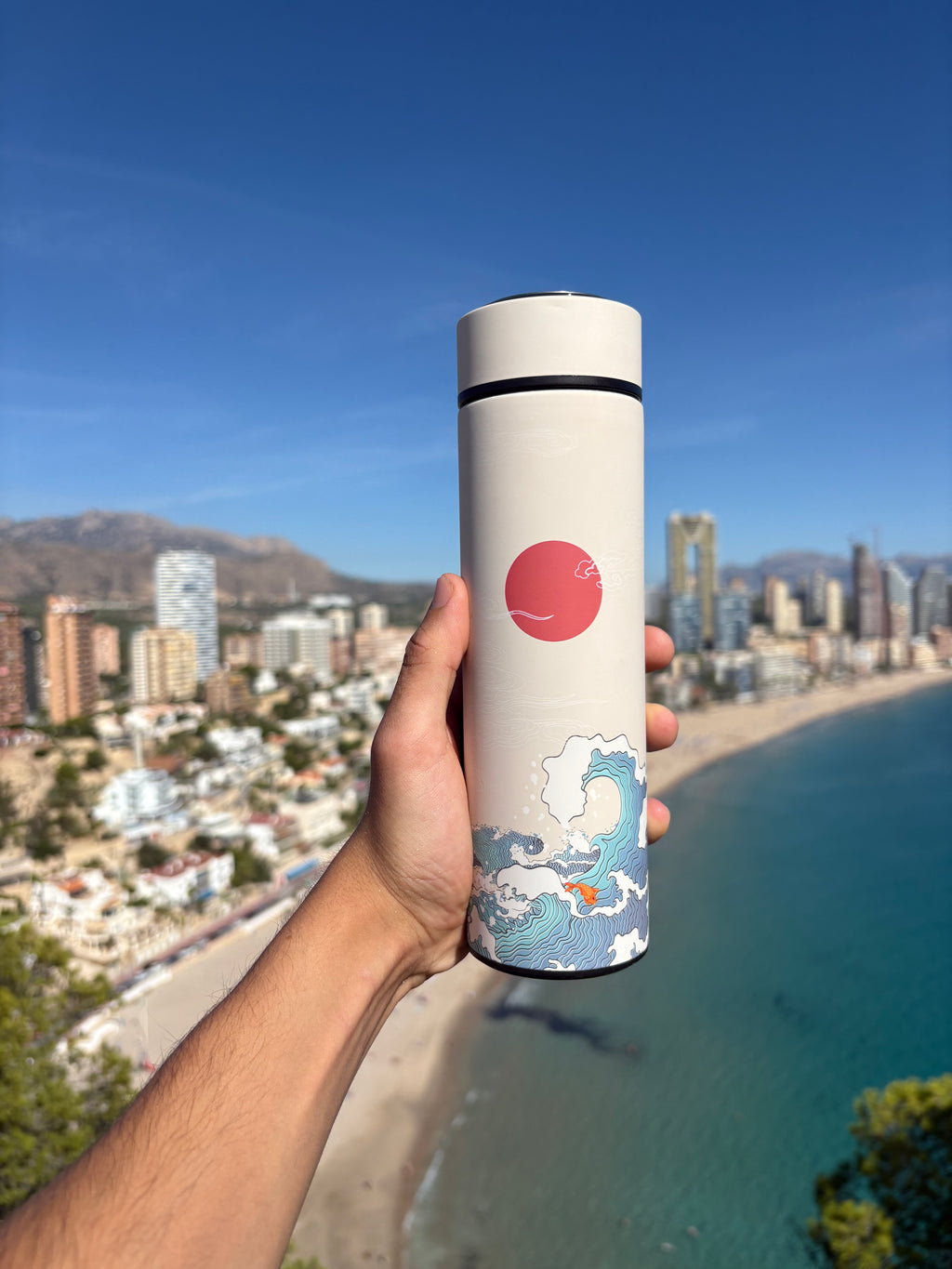 Termo oriental blanco