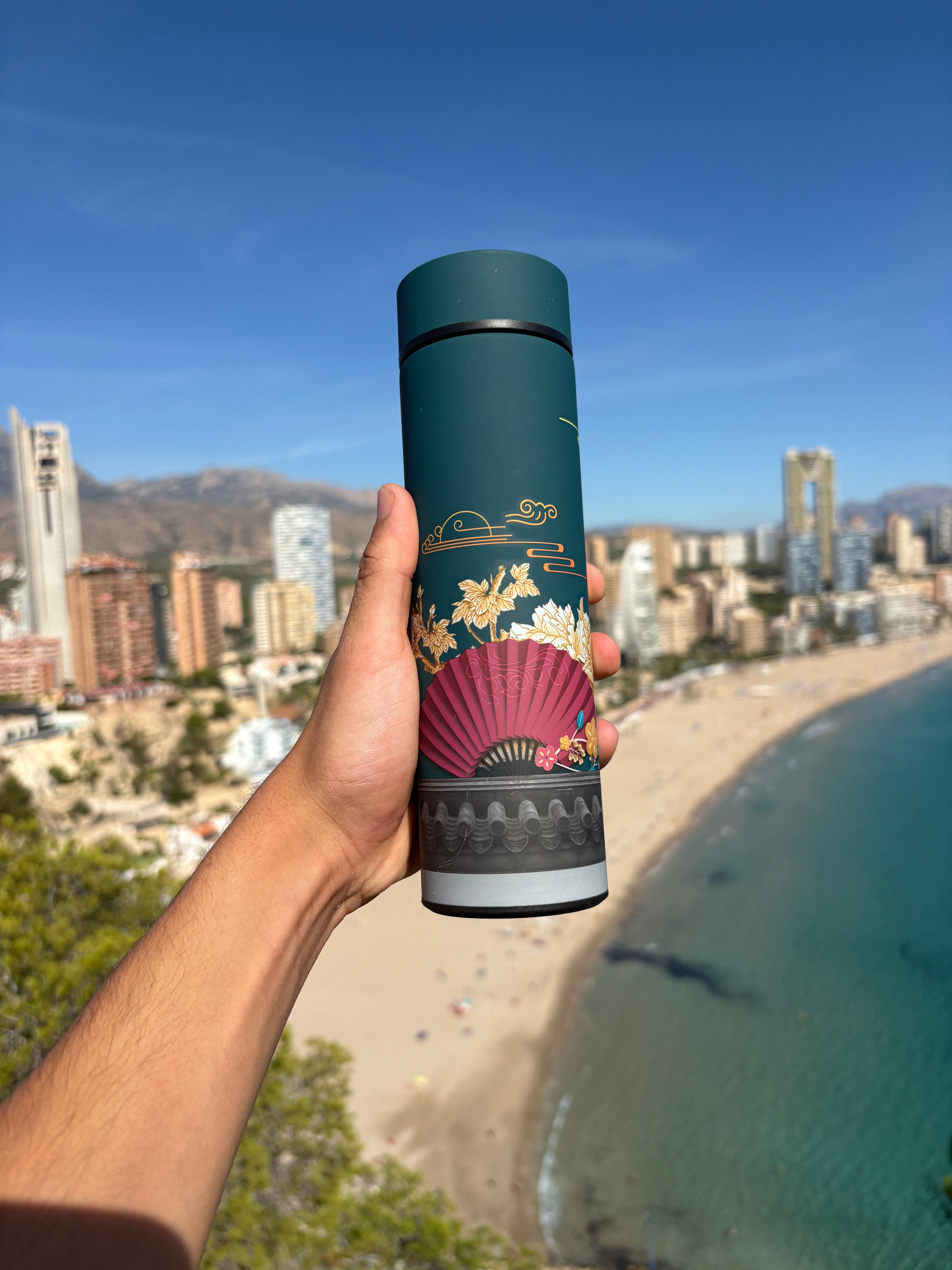 Temo oriental verde oscuro